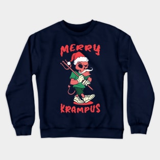 Merry Krampus Crewneck Sweatshirt
